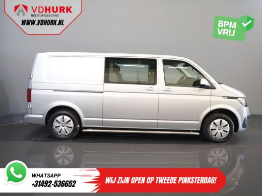 Volkswagen Transporter T6.1 2.0 TDI L2 DC Dubbel Cabine BPM VRIJ! 6 Pers./ NL Auto/ CarPlay/ Navi/ Cruise/ PDC/ Trekhaak ActivLease financial lease