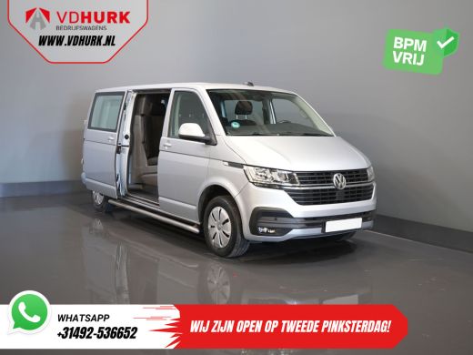 Volkswagen Transporter T6.1 2.0 TDI L2 DC Dubbel Cabine BPM VRIJ! 6 Pers./ NL Auto/ CarPlay/ Navi/ Cruise/ PDC/ Trekhaak ActivLease financial lease
