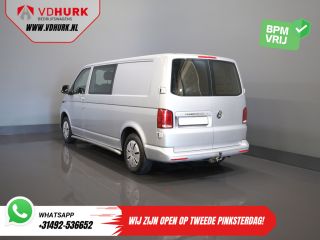 Volkswagen Transporter T6.1 2.0 TDI L2 DC Dubbel Cabine BPM VRIJ! 6 Pers./ NL Auto/ CarPlay/ Navi/ Cruise/ PDC/ Trekhaak