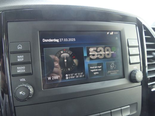 Mercedes eVito Mercedes-Benz Lang 66 kWh | Lichtmetalen Velgen | Camera | Stoelverwarming | 3-Zits | Dodehoek De... ActivLease financial lease