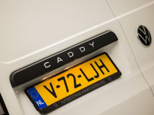 Volkswagen Caddy Cargo 1.5 TSI Exclusive (GRIJS KENTEKEN, BENZINE, DUBBELE SCHUIFDEUREN, SCHERM, PARKEERSENSOREN, BLUETO... ActivLease financial lease