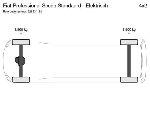 Fiat Scudo Fiat Professional Standaard - Elektrisch Automaat ActivLease financial lease
