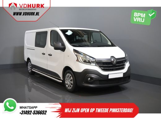 Renault Trafic 2.0 dCi 120 pk L2 DC Dubbel Cabine BPM VRIJ! Ready2Go LED/ 2x schuifdeur/ Sidebars/ Carplay/ Clim... Renault Trafic 2.0 dCi 120 pk L2 DC Dubbel Cabine BPM VRIJ! Ready2Go LED/ 2x schuifdeur/ Sidebars/ Carplay/ Clim...
