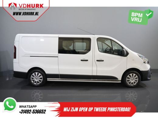 Renault Trafic 2.0 dCi 120 pk L2 DC Dubbel Cabine BPM VRIJ! Ready2Go LED/ 2x schuifdeur/ Sidebars/ Carplay/ Clim... ActivLease financial lease