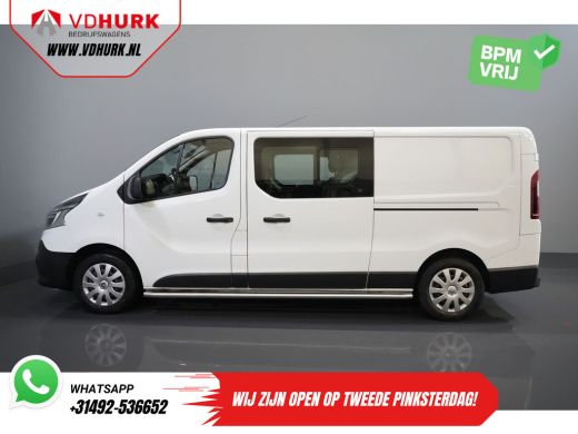 Renault Trafic 2.0 dCi 120 pk L2 DC Dubbel Cabine BPM VRIJ! Ready2Go LED/ 2x schuifdeur/ Sidebars/ Carplay/ Clim... ActivLease financial lease