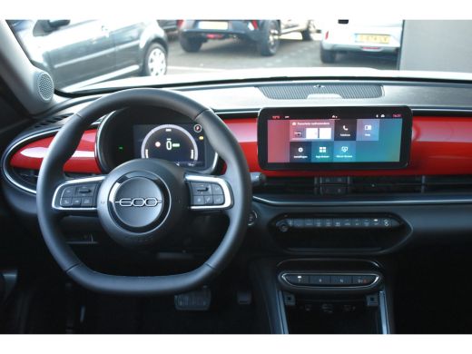 Fiat 600E RED 54kWh 3 Fase | Navigatie by App | Full-LED | Apple Carplay | Android Auto | Parkeersensoren |... ActivLease financial lease