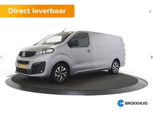 Fiat E-Scudo L3H1 75kWh | Navigatie | Betimmering | Keyless-Entry | Achteruitrijcamera | Cruise Control | Airc...