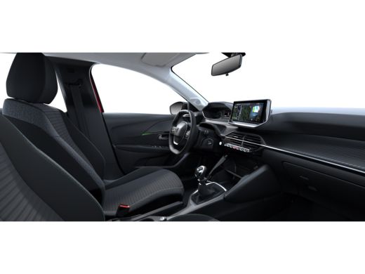 Peugeot 208 Peugeot | Dashboard en deurpanelen in kunststof met carboneffect | Elektrisch verstelbare en verw... ActivLease financial lease