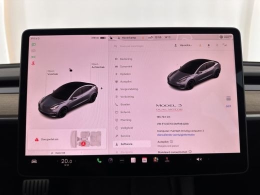 Tesla Model 3 Performance AWD 75 kWh  [ 3-Fase ] (INCL-BTW) Aut. *HEATPUMP | PANO | AUTO-PILOT | NAPPA-LEATHER ... ActivLease financial lease
