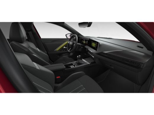 Opel Astra Opel GS | 18" Lichtmetalen velgen Diamond Cut met rode accenten, Pentagon | 3,7 kW boordlader (en... ActivLease financial lease