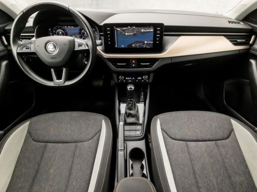 Skoda Scala 1.0 TSI Sportline Automaat (DIGITAL COCKPIT, APPLE CARPLAY, GROOT NAVI, CLIMATE, STOELVERWARMING,... ActivLease financial lease