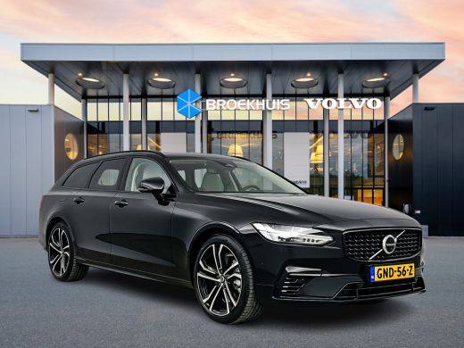 Volvo  V90 T6 Recharge AWD Ultra Dark | 20" | Luchtvering | Bowers & Wilkins | Trekhaak | 360 Camera | Getin... ActivLease financial lease