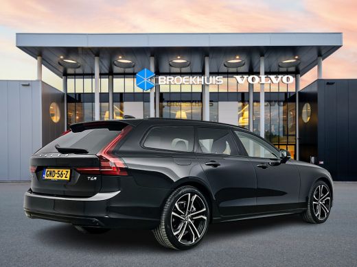 Volvo  V90 T6 Recharge AWD Ultra Dark | 20" | Luchtvering | Bowers & Wilkins | Trekhaak | 360 Camera | Getin... ActivLease financial lease