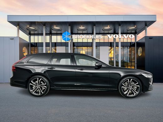Volvo  V90 T6 Recharge AWD Ultra Dark | 20" | Luchtvering | Bowers & Wilkins | Trekhaak | 360 Camera | Getin... ActivLease financial lease
