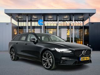Volvo  V90 T6 Recharge AWD Ultra Dark | 20" | Luchtvering | Bowers & Wilkins | Trekhaak | 360 Camera | Getin...