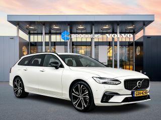 Volvo  V90 T6 Recharge AWD Ultra Dark | 20" | Luchtvering | Nappa leder | Massage stoelen | 360 Camera | Tre...