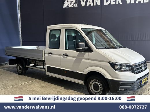 Volkswagen Crafter 2.0 TDI 141pk Pick up Open laadbak Dubbele Cabine Euro6 Airco | 7-Zits | Navigatie | 2800kg Trekh... ActivLease financial lease