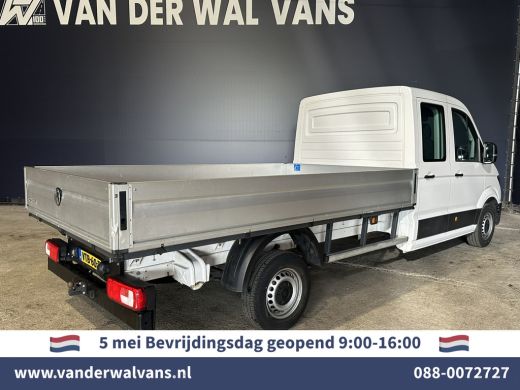 Volkswagen Crafter 2.0 TDI 140 pk Pick up Open laadbak Dubbele Cabine Euro6 Airco | 7-Zits | Navigatie | 2800kg Trek... ActivLease financial lease