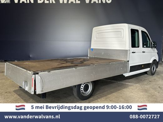 Volkswagen Crafter 2.0 TDI 141pk Pick up Open laadbak Dubbele Cabine Euro6 Airco | 7-Zits | Navigatie | 2800kg Trekh... ActivLease financial lease