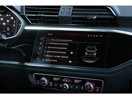Audi Q3 Audi 45 TFSI e S-Edition | Trekhaak | Full LED | Stoel+stuurverw. | Leer | Adapt. Cruise | 20'' ActivLease financial lease