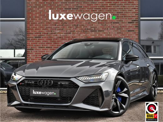 Audi RS6 Avant 4.0 TFSI quattro Dyn+ B&O-high Carbon Pano Ceramic HUD Alc-hemel Softclose Stoelvent Audi RS6 Avant 4.0 TFSI quattro Dyn+ B&O-high Carbon Pano Ceramic HUD Alc-hemel Softclose Stoelvent