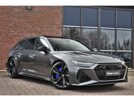 Audi RS6 Avant 4.0 TFSI quattro Dyn+ B&O-high Carbon Pano Ceramic HUD Alc-hemel Softclose Stoelvent ActivLease financial lease