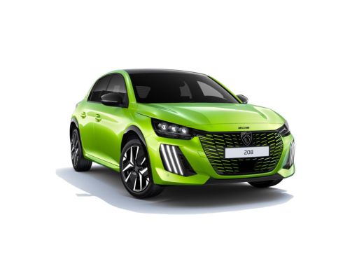 Peugeot 208 Peugeot GT | Armsteunen op de voorportieren bekleed met kunstleder met groen sierstiksel (GT-Line... ActivLease financial lease