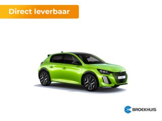 Peugeot 208 Peugeot GT | Armsteunen op de voorportieren bekleed met kunstleder met groen sierstiksel (GT-Line...