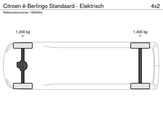 Citroën E-Berlingo Citroen Standaard - Elektrisch | 16" lichtmetalen velgen 'Starlit' | Boordlader 11kW - 3 fasen | ... ActivLease financial lease