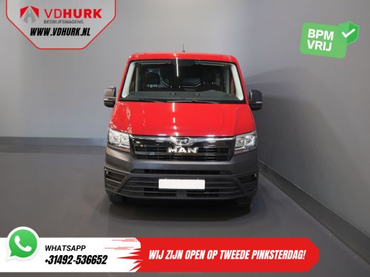 MAN TGE 2.0 TDI L3H2 BPM VRIJ! 3 Pers./ 2.5t Trekverm./ Carplay/ Betimmerd/ Cruise/ Navi/ Camera ActivLease financial lease