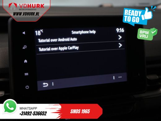 Nissan Townstar 45 kWh 285 km WLTP LED/ Snellader/ Carplay/ Climate/ Camera/ PDC/ Cruise ActivLease financial lease