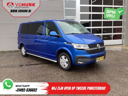 Volkswagen Transporter T6.1 2.0 TDI 150 pk DSG Aut. L2 DC Dubbel Cabine LED/ Adapt.Cruise/ Leder/ 2.5t trekverm./ Stoelv... Volkswagen Transporter T6.1 2.0 TDI 150 pk DSG Aut. L2 DC Dubbel Cabine LED/ Adapt.Cruise/ Leder/ 2.5t trekverm./ Stoelv...