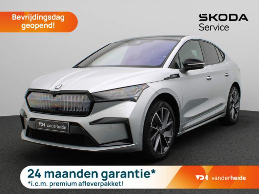 Skoda ENYAQ Coupé iV 80 Sportline 204PK 360 gr. camera, panoramadak, head-up, Canton sound, elek. stoelen, winterpakke... Skoda ENYAQ Coupé iV 80 Sportline 204PK 360 gr. camera, panoramadak, head-up, Canton sound, elek. stoelen, winterpakke...