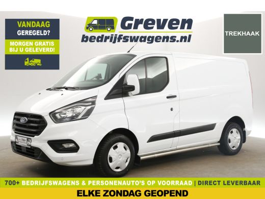 Ford Transit Custom 280 2.0 TDCI L1H1 Limited Airco Cruise Trekhaak Navigatie 3 Persoons Stoelverwarming Elektrpakket