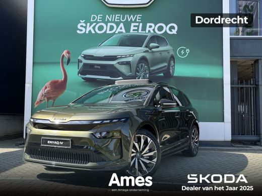 Skoda Enyaq 85 Sportline | Panoramisch dak | Olibo Green | 21" Velgen Skoda Enyaq 85 Sportline | Panoramisch dak | Olibo Green | 21" Velgen