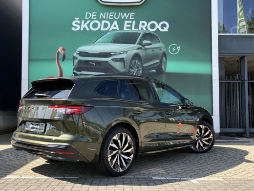 Skoda Enyaq 85 Sportline | Panoramisch dak | Olibo Green | 21" Velgen ActivLease financial lease