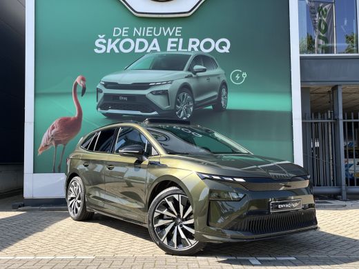 Skoda Enyaq 85 Sportline | Panoramisch dak | Olibo Green | 21" Velgen ActivLease financial lease