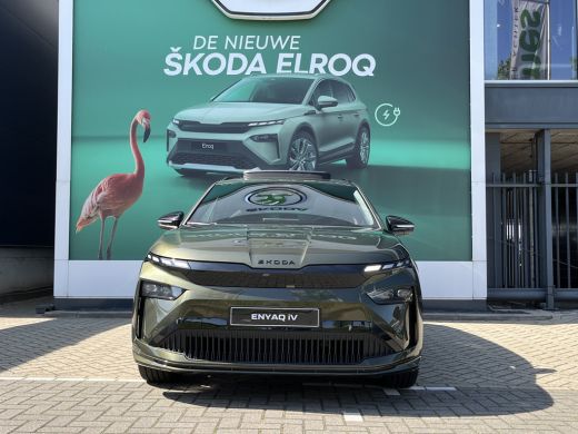 Skoda Enyaq 85 Sportline | Panoramisch dak | Olibo Green | 21" Velgen ActivLease financial lease