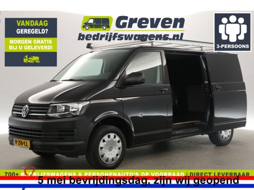 Volkswagen Transporter 2.0 TDI L1H1 140PK Airco PDC 2xSchuifdeur 3 Persoons Imperiaal Elektrpakket Trekhaak