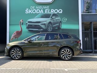 Skoda Enyaq 85 Sportline | Panoramisch dak | Olibo Green | 21" Velgen