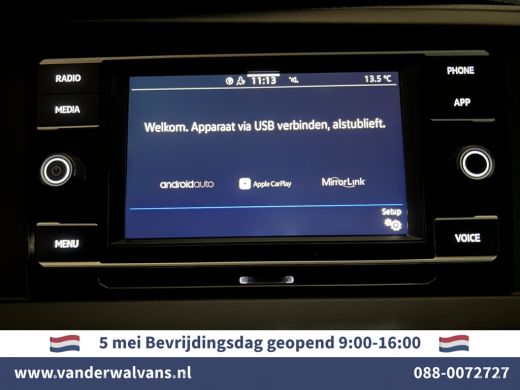 Volkswagen Transporter 2.0 TDI L2H1 Euro6 RIJKLAAR Airco | Imperiaal | Apple Carplay | Android Auto Cruisecontrol, Parke... ActivLease financial lease
