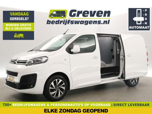 Citroën Jumpy 2.0 BlueHDI L3H1 177PK Automaat LED Airco Cruise 360 Camera Carplay 3 Persoons 17"LMV PDC 2xSchui...