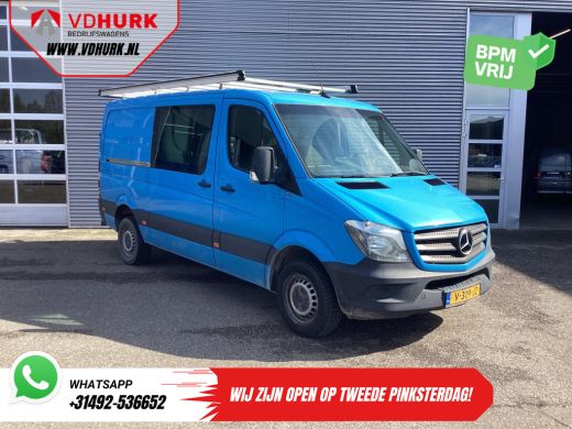 Mercedes Sprinter 314 2.2 CDI Aut. E6 L2 DC Dubbel Cabine BPM VRIJ!/ 3.5t Trekverm./ Inrichting/ Imperiaal/ Airco/ ...