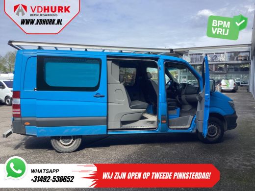 Mercedes Sprinter 314 2.2 CDI Aut. E6 L2 DC Dubbel Cabine BPM VRIJ!/ 3.5t Trekverm./ Inrichting/ Imperiaal/ Airco/ ... ActivLease financial lease