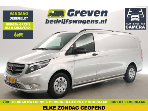 Mercedes Vito 111 CDI Extra Lang Airco Cruise Camera 3 Persoons Trekhaak Navi PDC Elektrpakket Sidebars