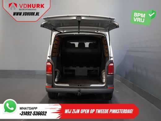 Volkswagen Transporter 2.0 TDI L2 DC Dubbel Cabine BPM VRIJ! NL Auto/ Imperiaal/ Carplay/ 18" LMV/ Cruise/ Trekhaak/ Airco ActivLease financial lease