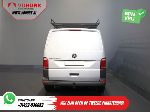 Volkswagen Transporter 2.0 TDI L2 DC Dubbel Cabine BPM VRIJ! NL Auto/ Imperiaal/ Carplay/ 18" LMV/ Cruise/ Trekhaak/ Airco ActivLease financial lease