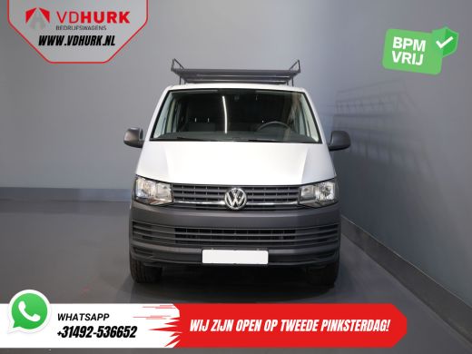 Volkswagen Transporter 2.0 TDI L2 DC Dubbel Cabine BPM VRIJ! NL Auto/ Imperiaal/ Carplay/ 18" LMV/ Cruise/ Trekhaak/ Airco ActivLease financial lease