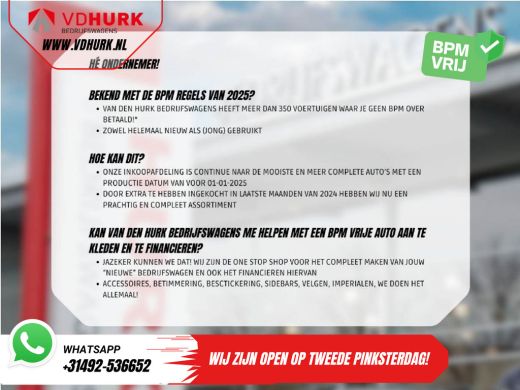 Volkswagen Transporter 2.0 TDI L2 DC Dubbel Cabine BPM VRIJ! NL Auto/ Imperiaal/ Carplay/ 18" LMV/ Cruise/ Trekhaak/ Airco ActivLease financial lease