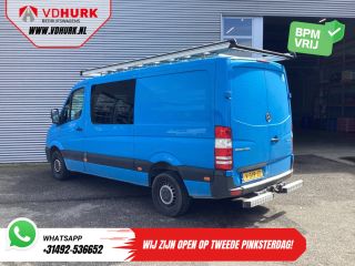 Mercedes Sprinter 314 2.2 CDI Aut. E6 L2 DC Dubbel Cabine BPM VRIJ!/ 3.5t Trekverm./ Inrichting/ Imperiaal/ Airco/ ...